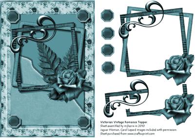 Victorian Vintage Romance Topper - 7