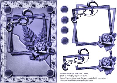 Victorian Vintage Romance Topper - 8