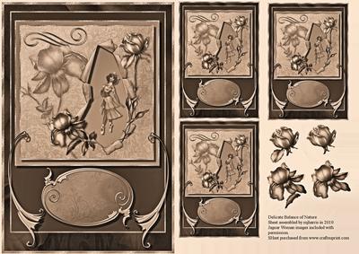 Delicate Balance of Nature - Sepia Tone