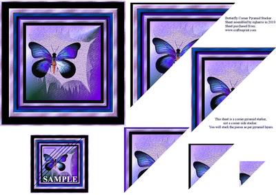 Butterfly Corner Pyramid Stacker 2