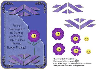 Blooming Idiot Belated Birthday 2