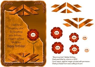 Blooming Idiot Belated Birthday 4