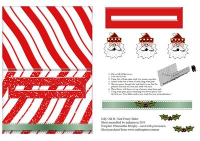 Jolly Old St. Nick Penny Slider