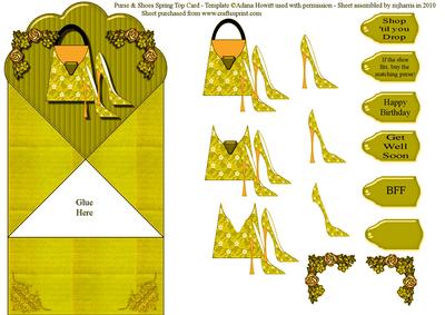 Purse & Shoes Spring Top Card 2