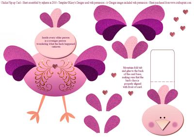 Chickie Flip-up Card 2
