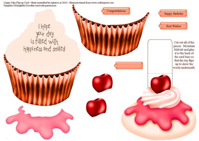Cuppy Cake Flip-up Card 2