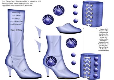 Boot Flip-up Card