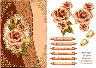 Pretty in Peach Card Topper