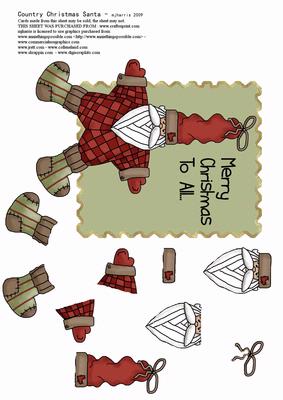 Country Christmas Santa
