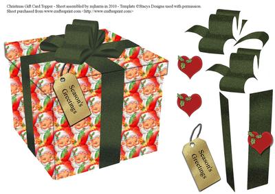 Christmas Present Card Topper 2