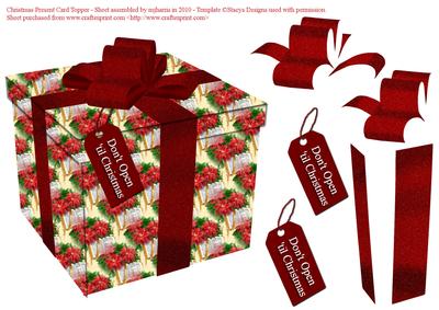 Christmas Presents Card Topper 3