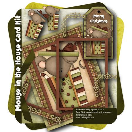 Mouse in the House Christmas Card Kit
