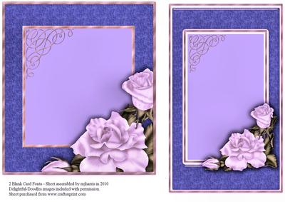 2 Blank Card Fronts 3
