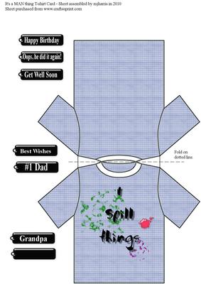 It's a Man Thing T-shirt Card 3