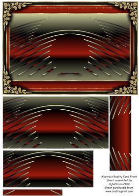 Abstract Reality Card Front