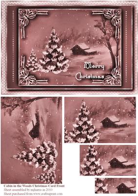 Cabin in the Woods Christmas Card Front 2