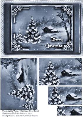 Cabin in the Woods Christmas Card Front 4