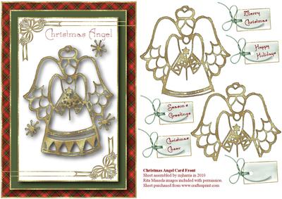 Christmas Angel Card Front