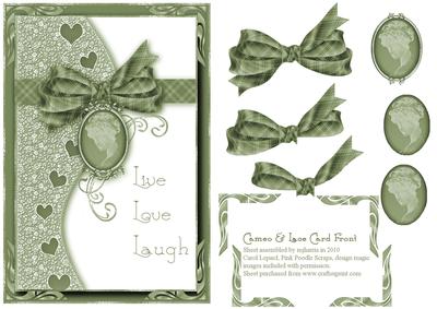 Cameo & Lace Card Front 3