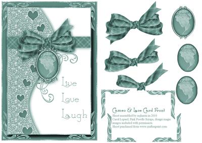 Cameo & Lace Card Front 4