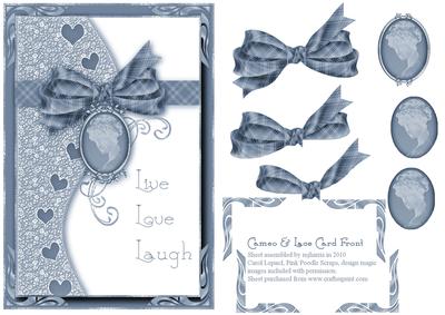 Cameo & Lace Card Front 5