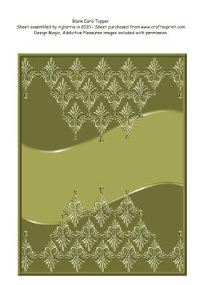 Blank Card Topper - Style 17 - 4