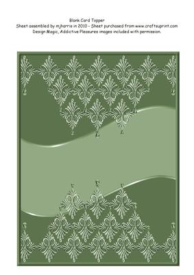 Blank Card Topper - Style 17 - 5