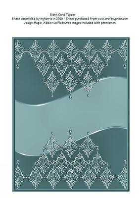 Blank Card Topper - Style 17 - 6