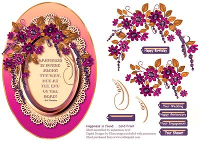 Happiness is Found  -  Card Front 4