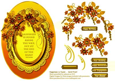 Happiness is Found  -  Card Front 6