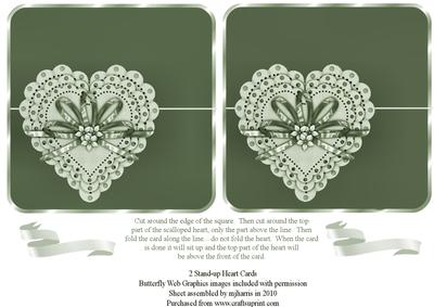 2 Over-the-top Heart Cards 2