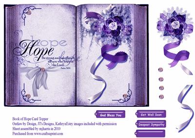 Book of Hope in Purple.