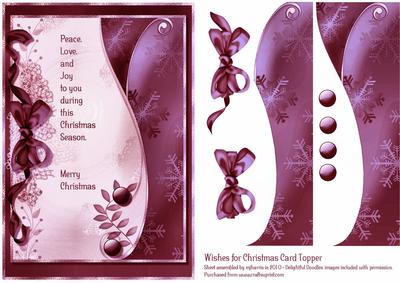 Wishes for Christmas in Red