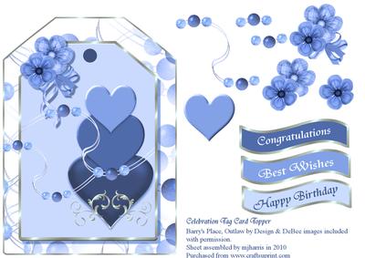 Celebration Tag Card Front