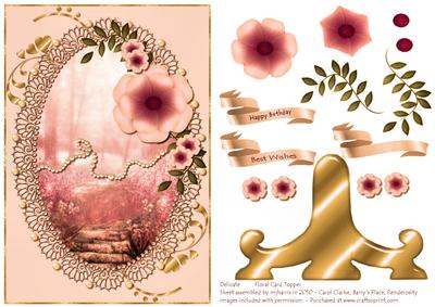 Delicate Peach Floral