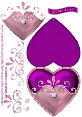 Heart-shaped Card