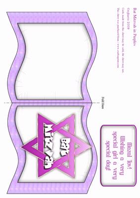 Bat Mitzvah in Purple