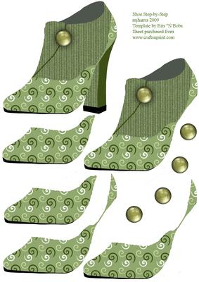 High Heeled Shoe Card Topper 3