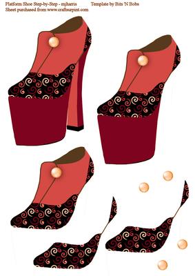 High Heeled Platform Shoe