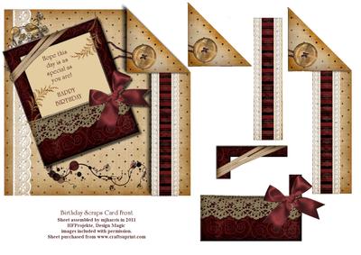 Birthday Scraps Card Front