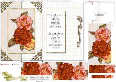 Friends & Smiles Foldback Card