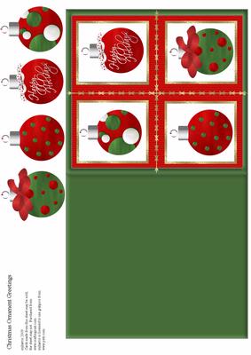 Christmas Ornament Greetings