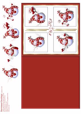 Snowman Christmas Greetings