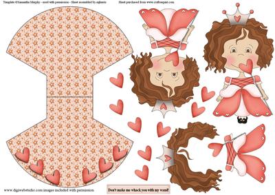 My Princess Wobble Card