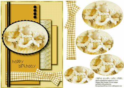 Floral Layers Birthday Card Front 2