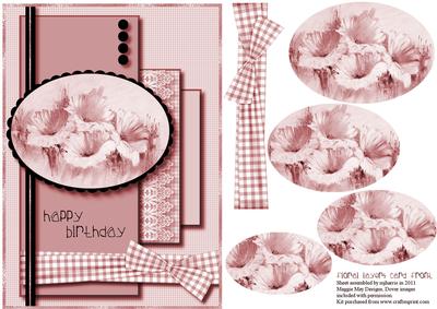 Floral Layers Birthday Card Front 4