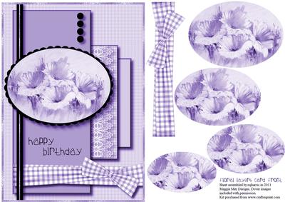 Floral Layers Birthday Card Front 5