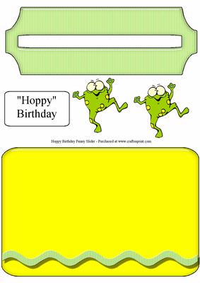 Hoppy Birthday Frog