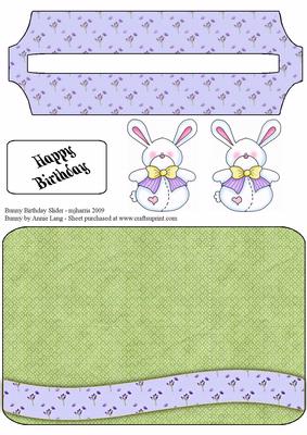 Bunny Birthday Slider