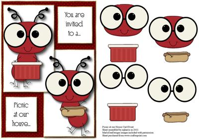 Picnic at Our House Card Front